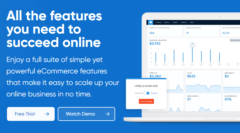 SamCart - web-based check out eCommerce platform