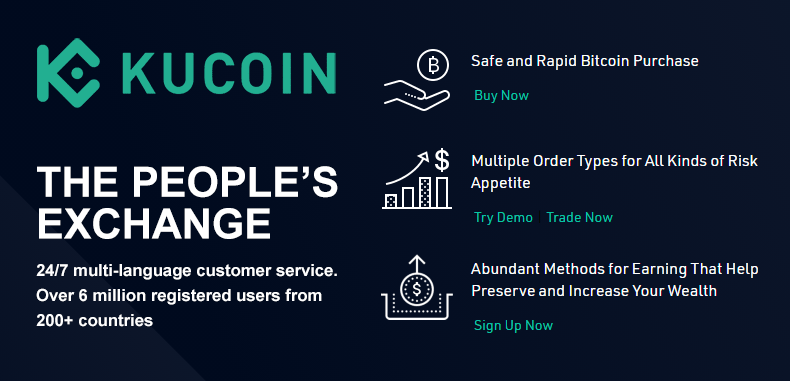 KUCOIN - Bitcoin and Cryptocurrecy exchange