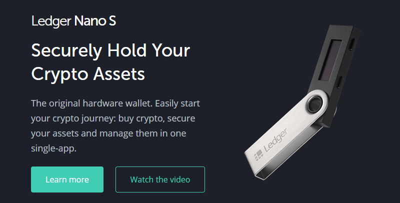 Ledger - The most secured cypto hardware wallet