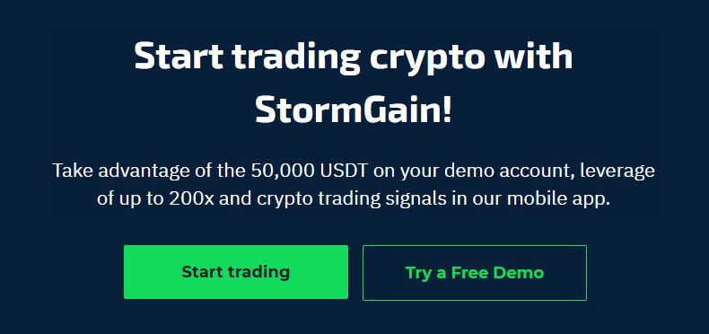 Stormgain review - Online cryptocurrency trading platform