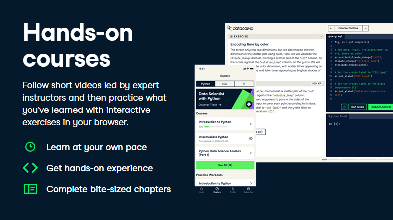 Datacamp review - Learn R, Python& Data Science Online
