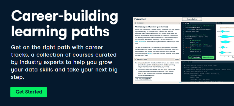 Datacamp review - Learn R, Python& Data Science Online
