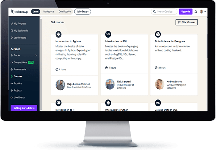 Datacamp review - Learn R, Python& Data Science Online