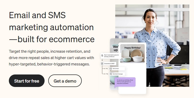 Klaviyo review - Email & SMS Marketing Platform