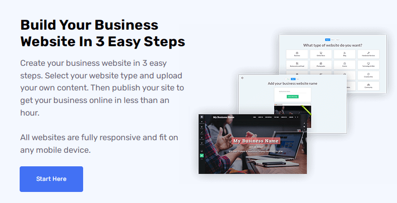 Site123 review - free website builder