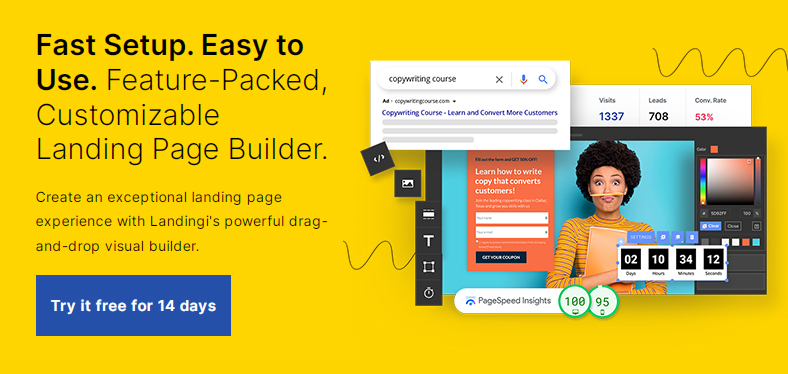 Landingi review - The fastest landing page builder