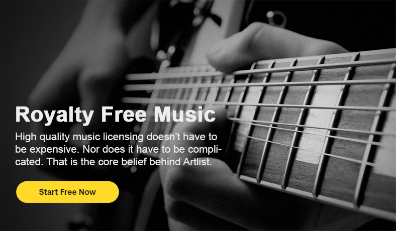 artlist.io review - Royalty free music and SFX