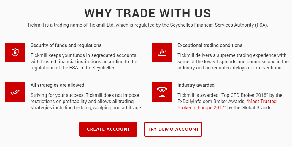 TickMill - Global forex and cfd broker