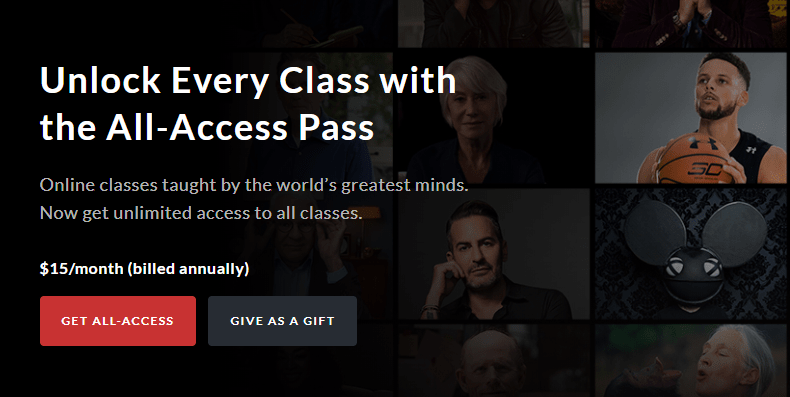 Master Class - Online courses