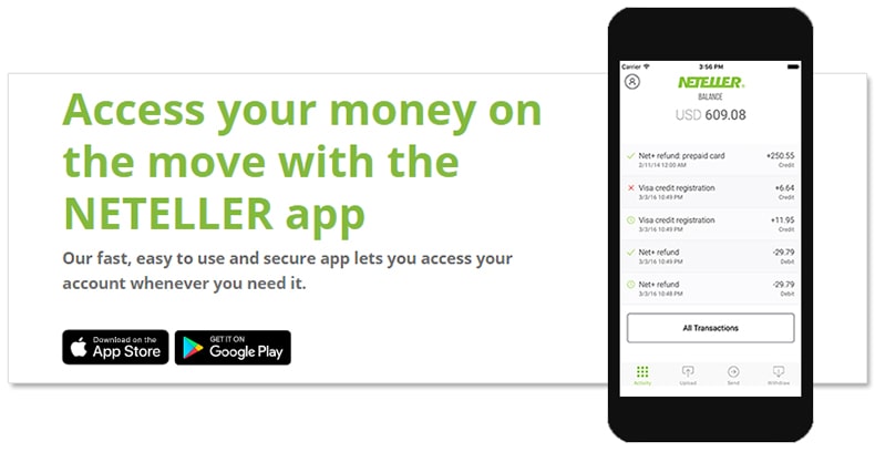 Neteller - Transfer money online with ease