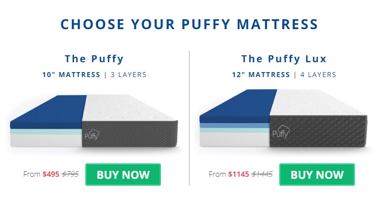 Puffy Mattress - AMERICA'S MOST COMFORTABLE MATTRESS