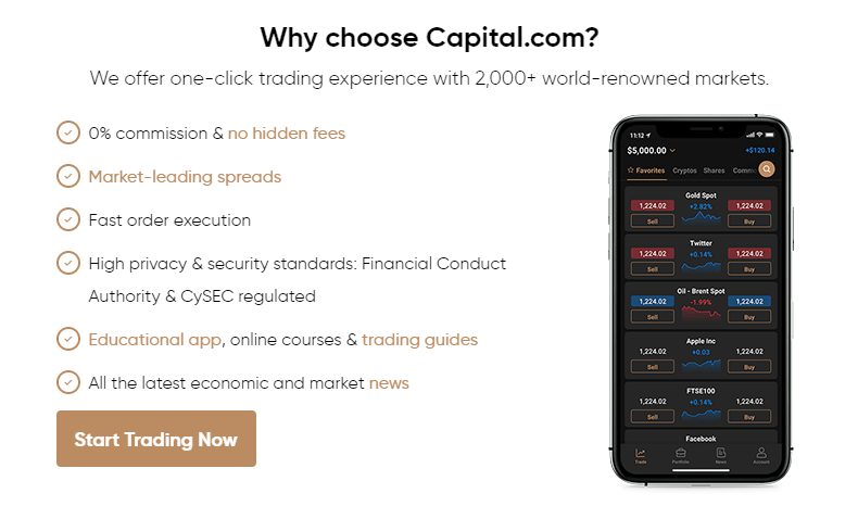 Capital.com - Online trading with smart trading app