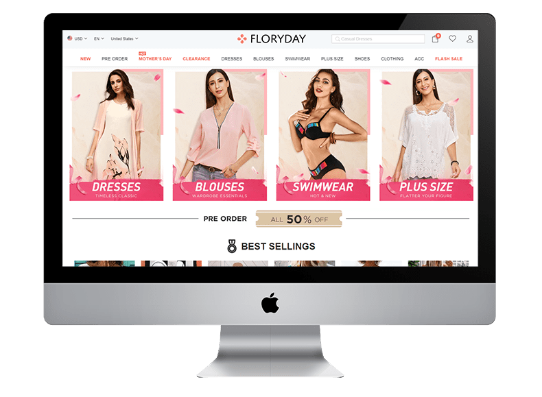 Floryday - Online women fashion shopping store