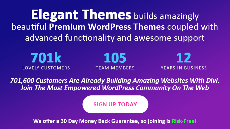 Elegant Themes - The most populare wordpress themes