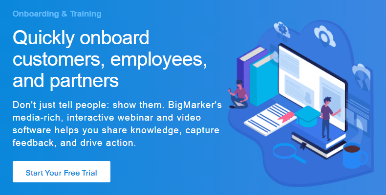 Big marker - The #1 Video Platform for Webinars