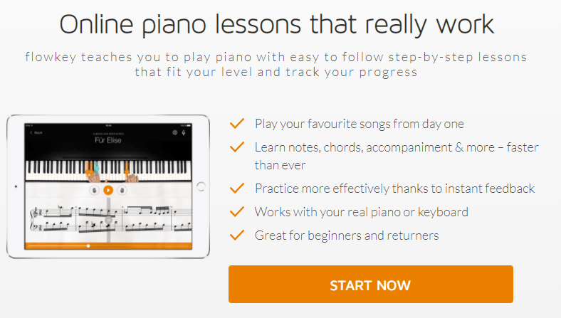 Flowkey - Learn to play piano online