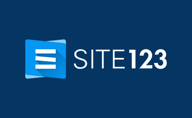 Site123 review listing banner