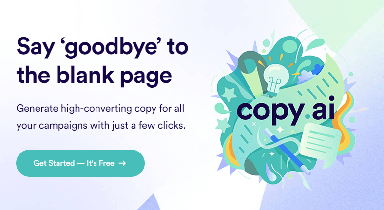 copy.ai review - write better content with AI