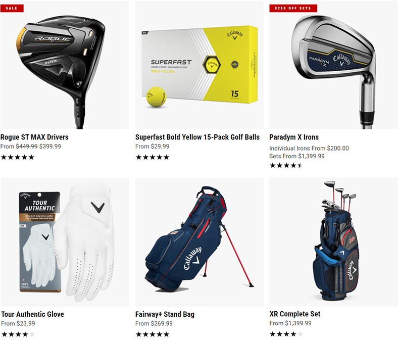 CallawayGolf review - Shop golf clubs, golf balls and gear online