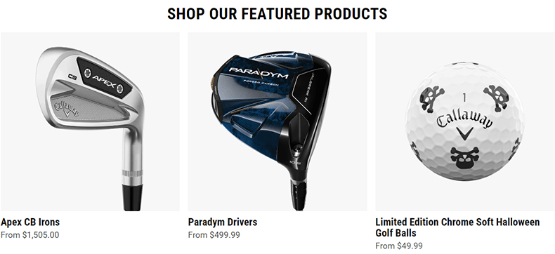 CallawayGolf review - Shop golf clubs, golf balls and gear online