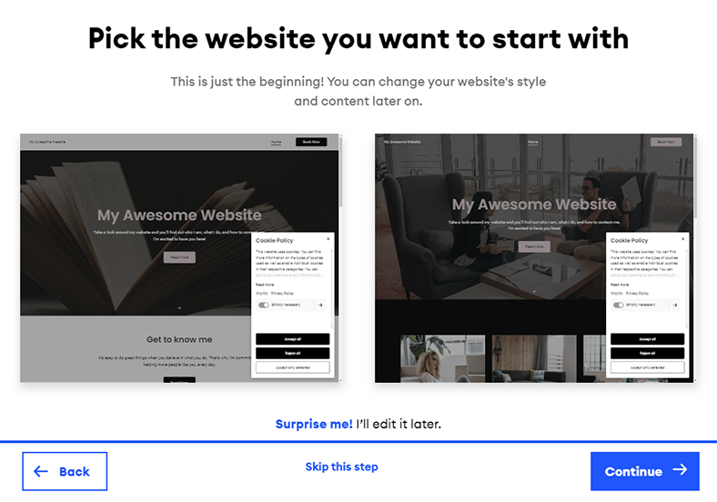Jimdo.com review - build your website without coding