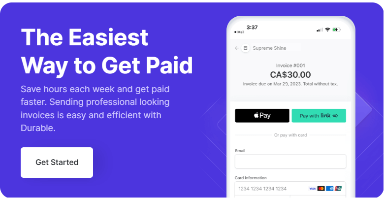 Durable.co - AI website builder and CRM software
