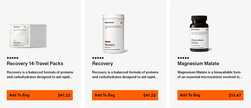 LiveMomentous.com review - Best in-class human performance products