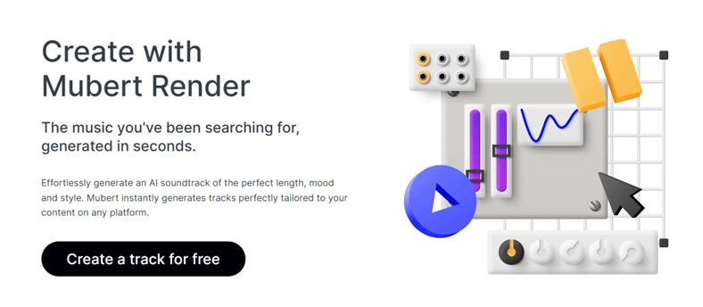 mubert.com review - AI Music Generator