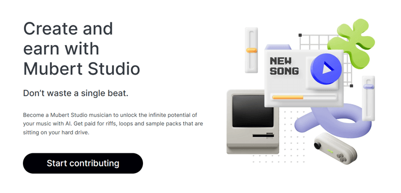 mubert.com review - AI Music Generator